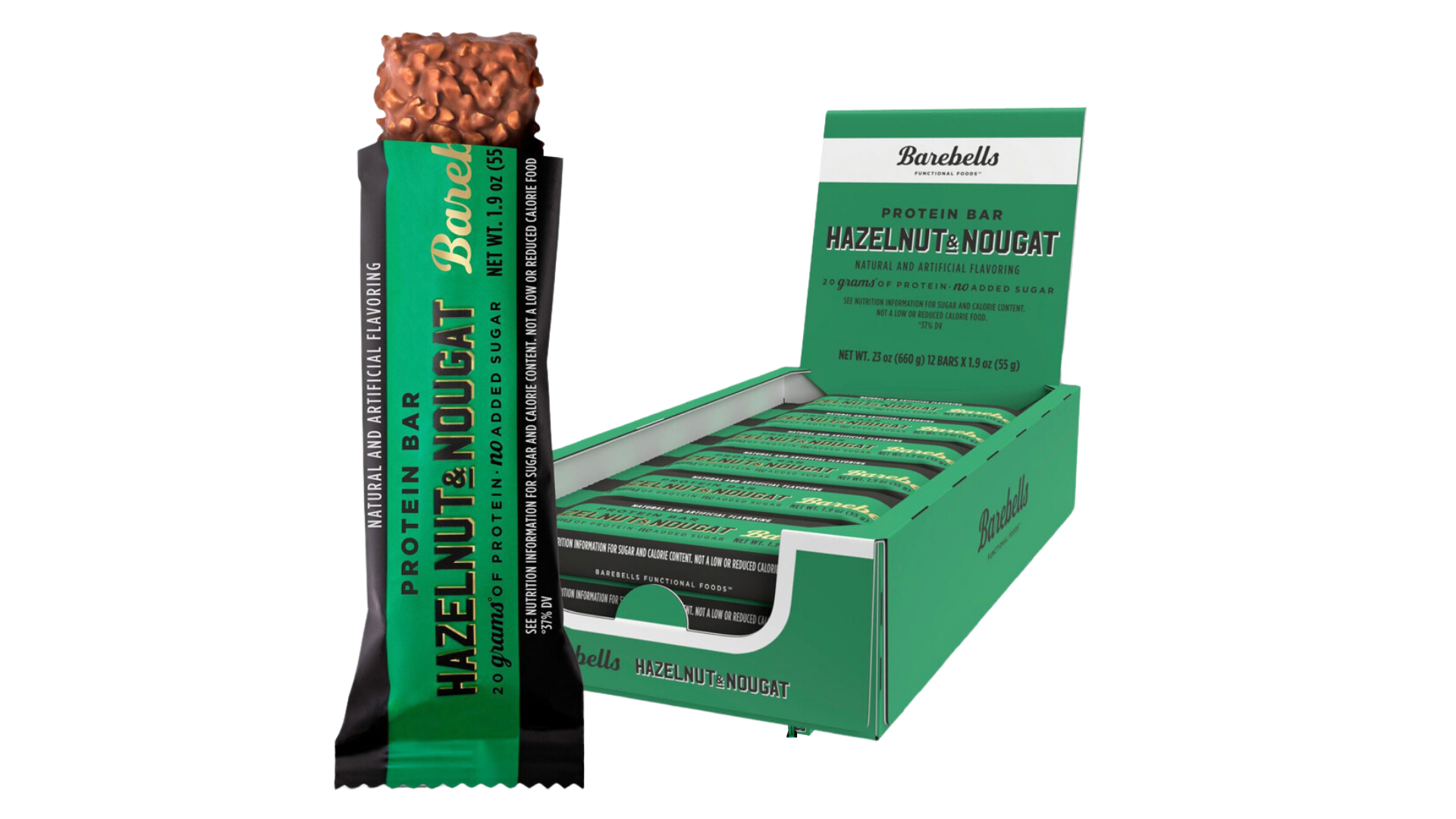 image of Barebells Hazelnut and Nougat flavor