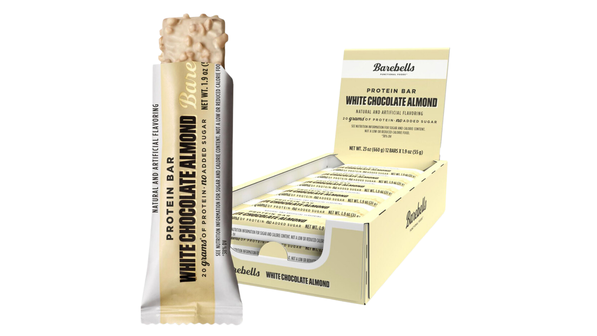 image of Barebells White Chocolate Almond flavor