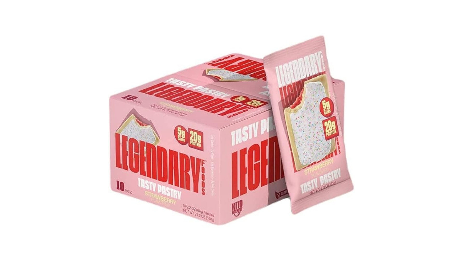 Image of a legendary pastry Strawberry flavor