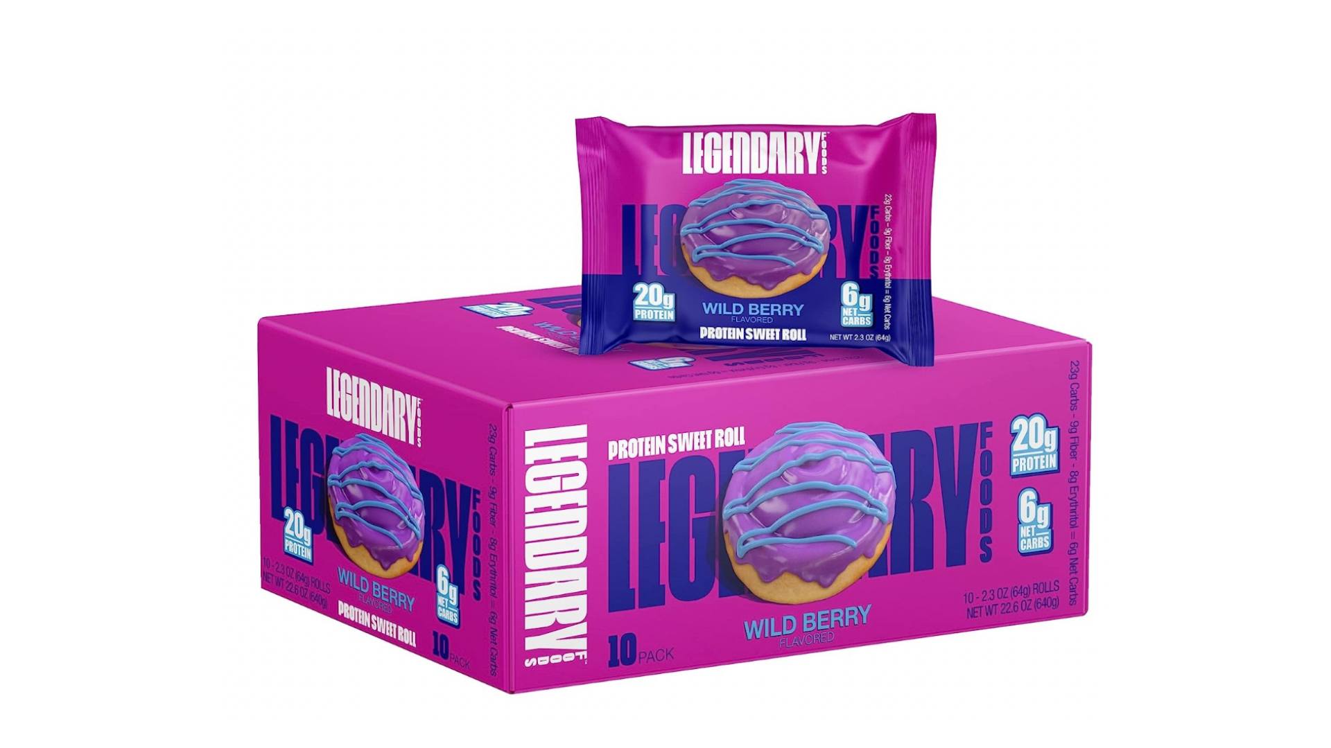 image of Legendary Sweet Roll Wild Berry flavor