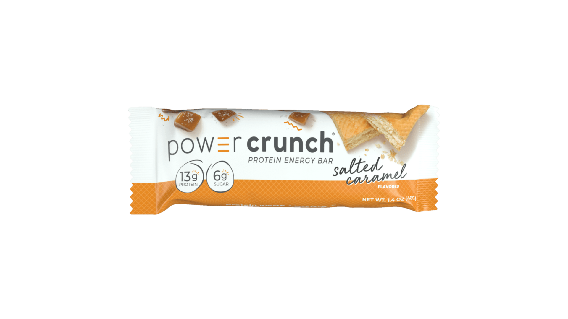 image of a Power Crunch bar salted caramel